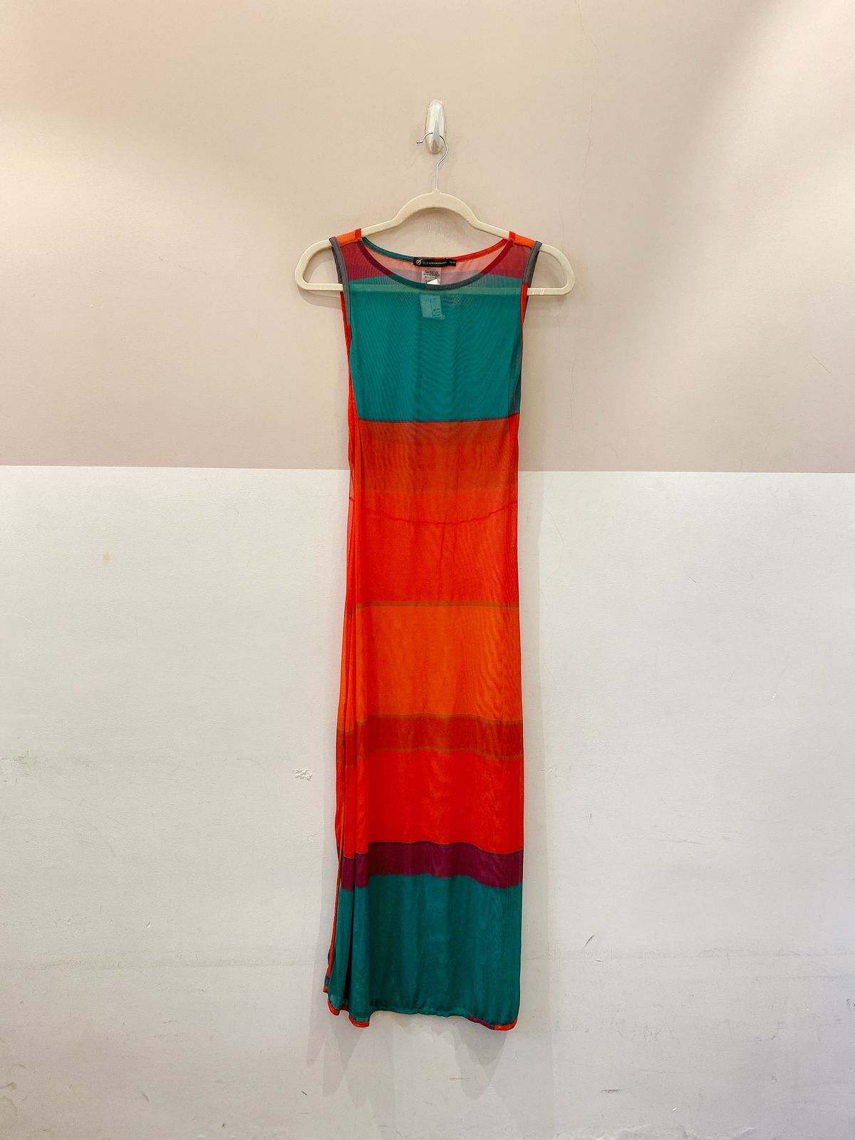 Vestido midi tule colorido Vix PP