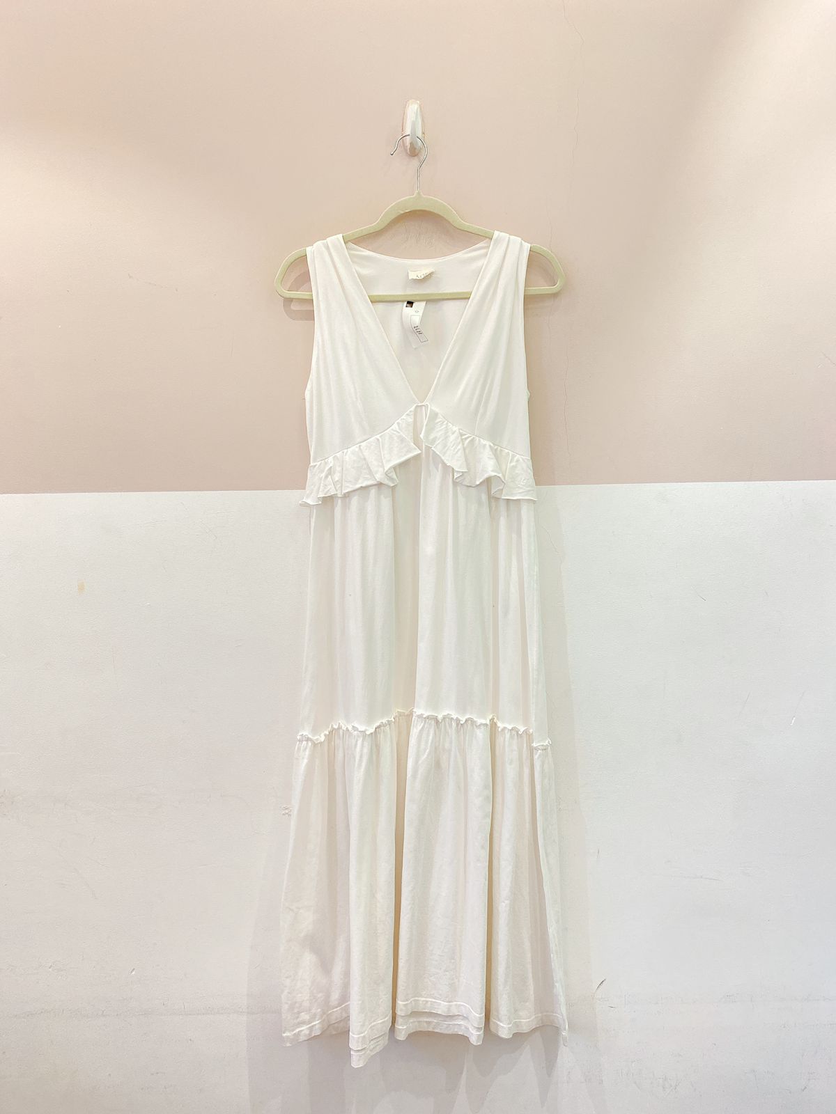 Vestido off babados Âme M