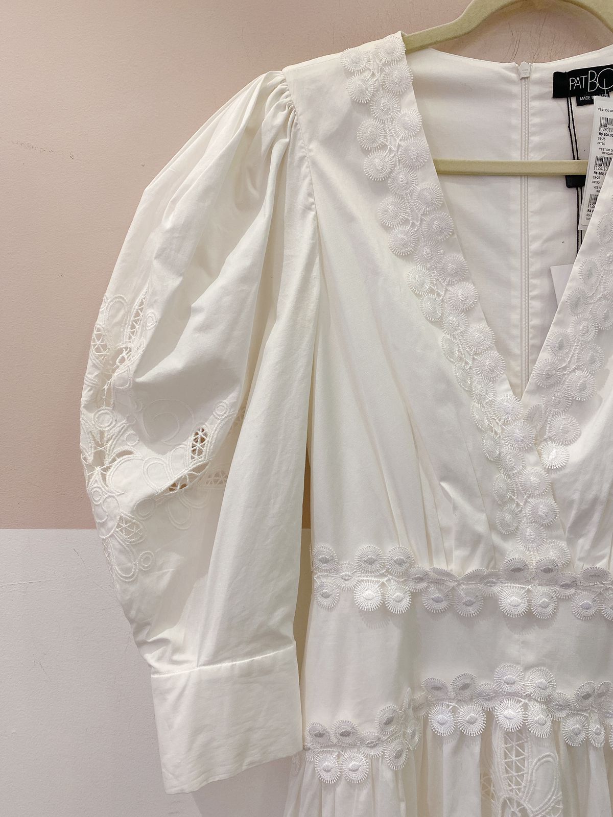 Vestido off renda PatBo 36