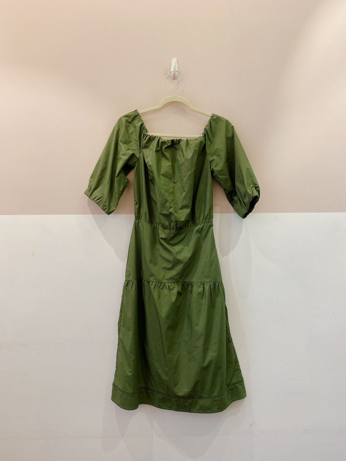 Vestido midi verde musgo Le Lis Blanc 36