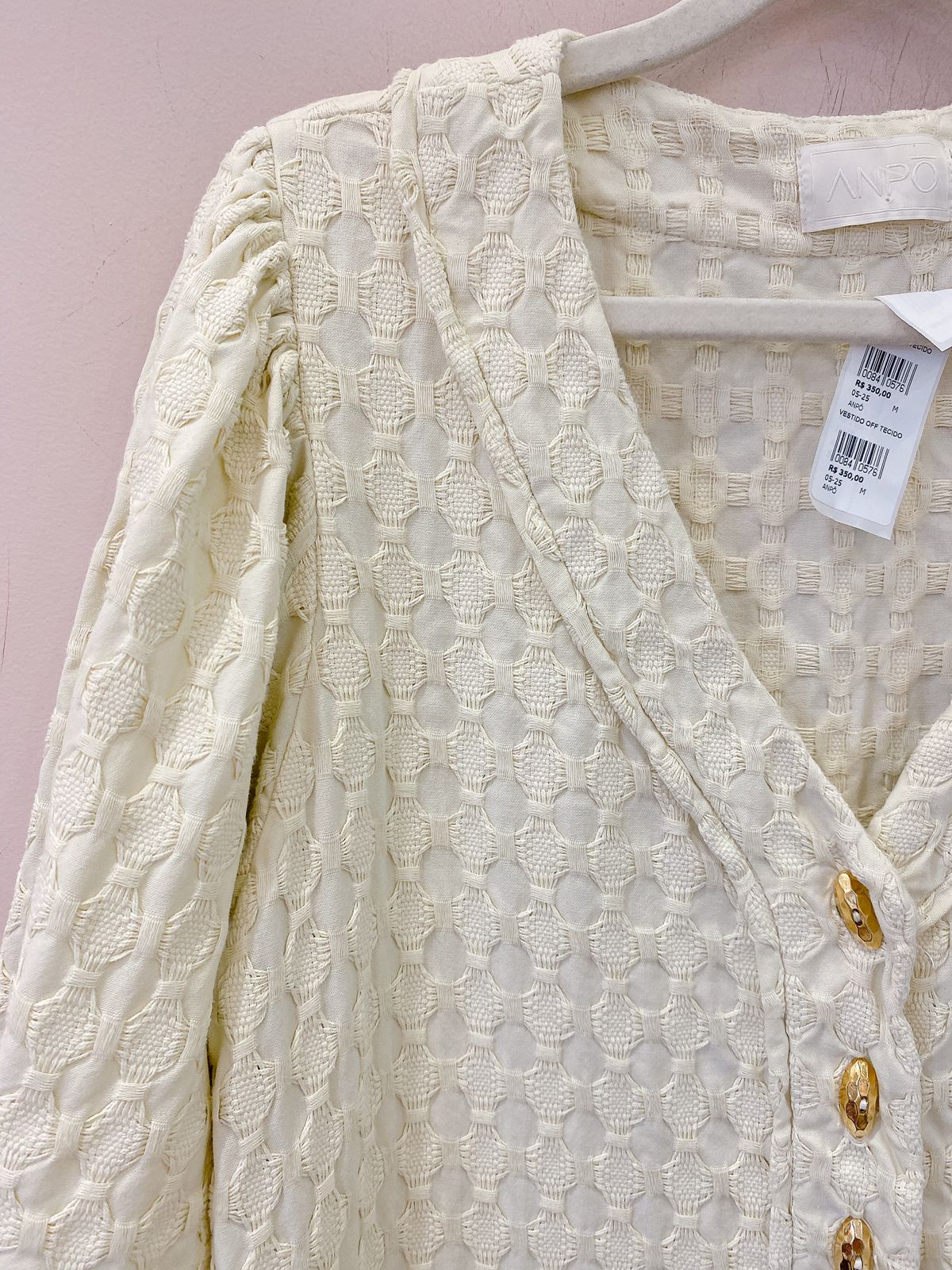 Vestido off tecido Anpô M