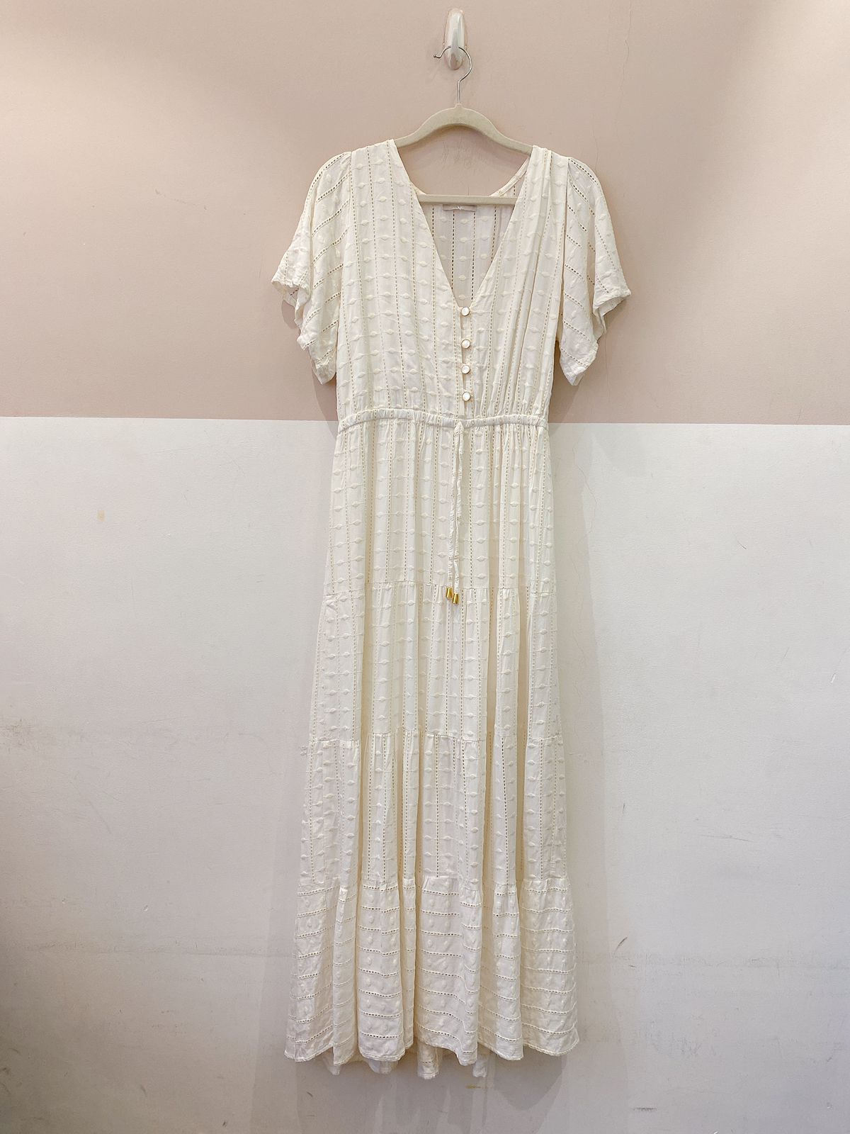Vestido off bordado Ideologic M