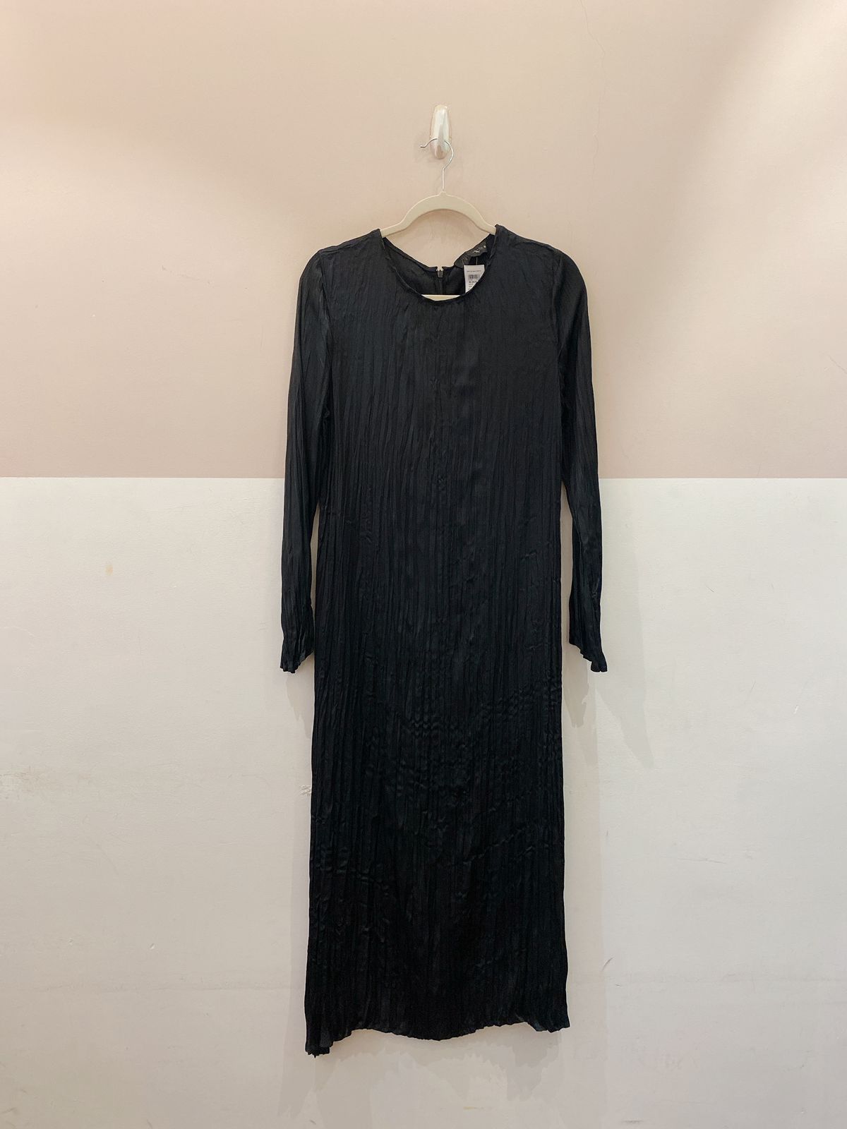 Vestido midi preto Zara P