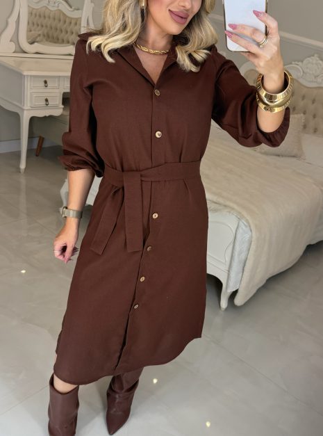 Vestido Viviane C/Botão -2601